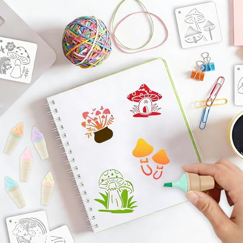28Pcs Mini Highlighter, Candy Pastel Fun Highlighter with Sticky Notes | Used for Writing, Drawing, Diary Writing, PP and ABS Materials,