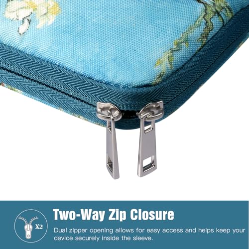 TiMOVO 9-11" Tablet Sleeve Bag, Apricot Blossom | Fit iPad 11" A16 2025 / 10.9"/10.2" / Air 11" 5/4 Gen / Galaxy Tab A9+/A11Plus 11", Fit Smart Keyboard - color: Apricot Blossom, size: 9-11 Inch