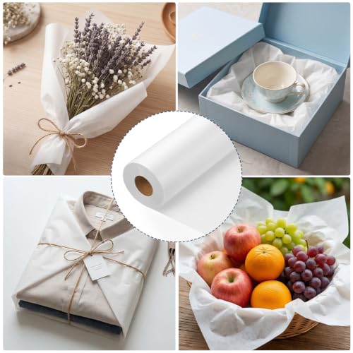 Tracing Paper Roll 36in x 75yd, White Trace Paper Pattern Paper Translucent Tracing Paper for Sewing, Drawing, Sketching, Gift Wrapping - size: 36in x 75yd
