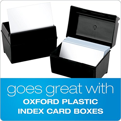 Oxford Ruled Index Cards, 3" x 5", White, 1,000 Cards (10 Packs of 100) (31) - size: 3 x 5, 1000 Count