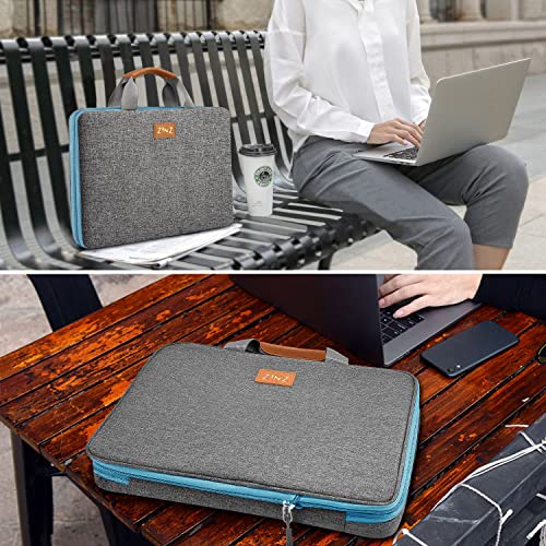 ZINZ Slim Expandable Laptop Case 15.6 Inch Sleeve Upgraded Protective Durable Recycled Carrying Case Compatible with MacBook 15" & 16" and Most 15" 15.6" 16" Notebook,L01G02 - color: L01g02, size: 15.6"