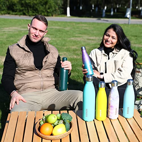 BJPKPK 12oz Small Water Bottle Stainless Steel Insulated Water Bottle for Travel,Apricot - color: Apricot, size: 12 Ounces
