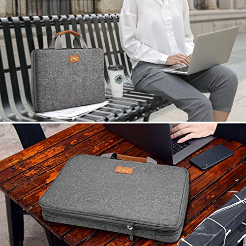 ZINZ Slim Expandable Laptop Case 15.6 Inch Sleeve Upgraded Protective Durable Recycled Carrying Case Compatible with MacBook 15" & 16" and Most 15" 15.6" 16" Notebook,D01G01 - color: D01g01, size: 15.6"