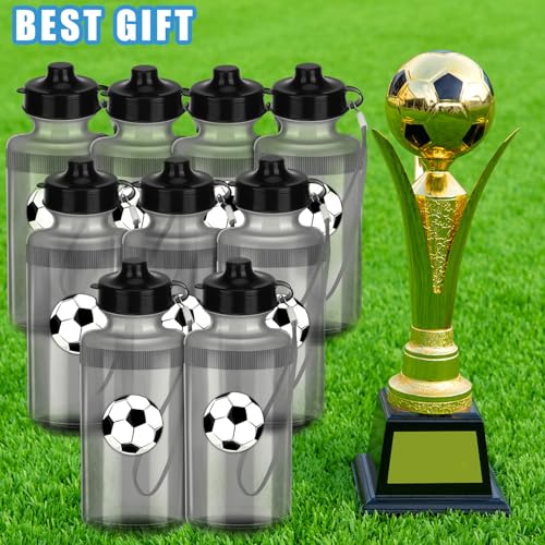 Zubebe 36 Pcs Sports Water Bottles Bulk Squeeze Reusable Plastic Water Bottles Back to School Supplies Summer Gifts for Students School Travel Hiking Cycling Event Team Gift - color: Clear Gray
