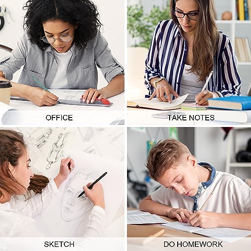 HOTUT Infinity Pencil,10PCS Inkless Pencil Forever Pencils with 10 Replaceable Nibs and Extra Erasers, NO-Sharpening Pencils for Students for Writing Drawing Home Office School Supplies - color: 10pcs-Macaron