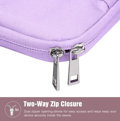 TiMOVO 9-11" Tablet Sleeve Bag, Taro Purple | Fit iPad 11" A16 2025 / 10.9"/10.2" / Air 11" 5/4 Gen / Galaxy Tab A9+/A11Plus 11", Fit Smart Keyboard - color: Taro Purple, size: 9-11 Inch