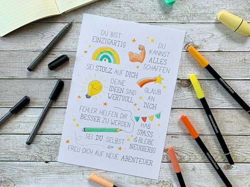 Eberhard Faber Pastel Mini Highlighters - Box, Set of 6