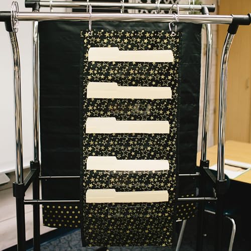 File Folder Storage: Gold Stars Pocket Chart - color: Gold Stars