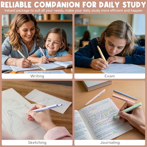 65PCS Aesthetic School Supplies Back to School Supplies Cute Stationary Set | College Essentials Kit with Pencil Case, Pastel Highlighters Gel Pens Mechanical Pencil Set 0.5 0.7 & 2.0mm for Student Girls - color: Sunflower