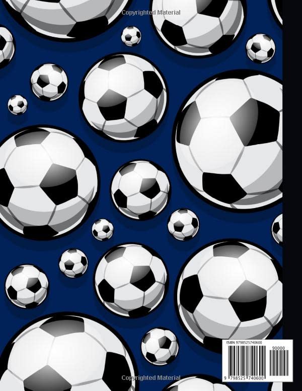 Soccer Primary Composition Journal: Handwriting Practice Paper With Dotted Mid Line And Drawing Space For Grades K-2 | 120 Pages | 8.5 x 11 In