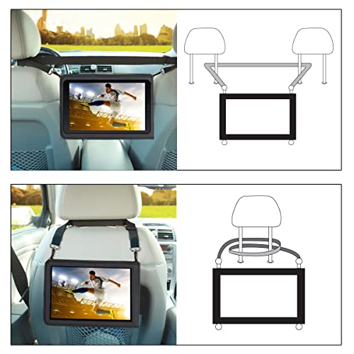 USA GEAR 10" Tablet Case Sleeve, Designed in the U.S., with Open Front & Shoulder Strap – Compatible with iPad 10.2 9th Gen, Samsung Galaxy Tab A 10.1, Tab S6 Lite, and More 10" Tablets