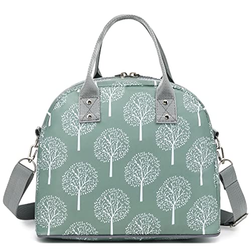 FlowFly Insulated Lunch Bag With Shoulder Strap for Women, Men, and Kids, Large and Reusable, Handle, Freezable Work and School Travel Tote and Meal Prep Organizer,Dandelion - color: Dandelion
