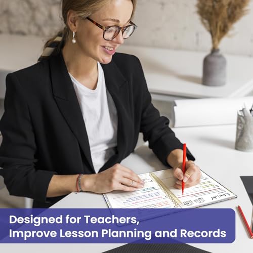 Planner 2026-2027, Academic Year Monthly and Weekly Calendar Planner, Jul 2026 - Jun 2027, Hardcover Teacher Student Planning Agenda book with Tabs, Perfect for School Office Supplies, 6.3" x 8.5" - Petal Rhythm - color: B-Petal Rhythm, size: (6.3"x8.5")a