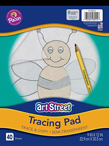 Pacon® Art Street® Drawing Paper Pad, 9" x 12", White, 40 Sheets