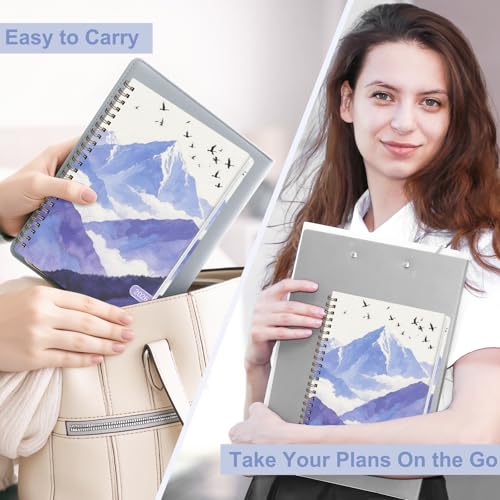 2026 Planner, Weekly and Monthly Calendar Planner Agenda, Jan 2026 - Dec 2026, Planning Academic Book, Office Desk Accessories and School Supplies - A5 (6.3'' x 8.5'') - color: C-Mountain Flight
