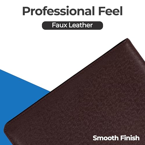 Case-it Business Padfolio | Letter Size | PAD-14 Brown | Premier, Letter Size Writing Pad, School & Office - color: Pad-14-brown, size: 1 Pack