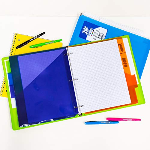 BAZIC Products Quad-Ruled Filler Paper, 4 Sq/in, 3-Hole, 100 Sheets, 2-Pack | 4 squares per inch, 10.5 x 8 in, 3-hole punched, fit 3-ring binders, math - color: White Quad-ruled, size: 2-Pack