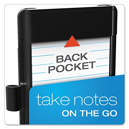 Oxford At-Hand Note Card Case, 3" x 5" Size, Black, Includes 25 Ruled Index Cards (63519) - color: Black