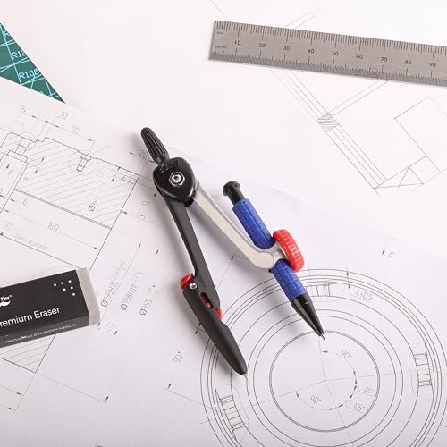 Mr. Pen- Compass for Geometry, Mechanical Pencil Style | Drawing Compass Drawing Tool, Math Compass, Drafting Tools, Drawing Tools, Geometry Compass Geometry, Drafting Compass