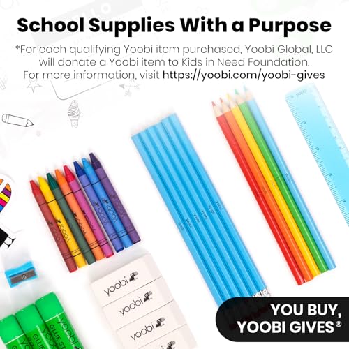 Yoobi College Ruled 8 x 10.5” Spiral Notebook Set – 3-Pack of 1 Subject Notebooks, Pink, Purple & Black Celestial Patterns – 150 Perforated 3-Hole Punched Sheets - color: Holographic Constellation, size: Pack of 3