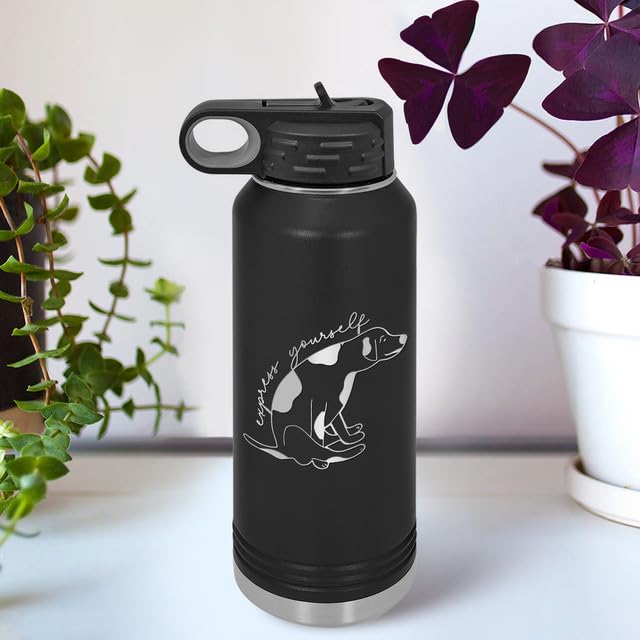 Veterinary Medicine Water Bottles - Stainless Steel Laser Etched, Vet Tech Appreciation Week Gifts for Women Men, Student Veterinarian Assistant Receptionist Cup Tumbler with Straw Lid - color: DS03, size: 20 Ounces