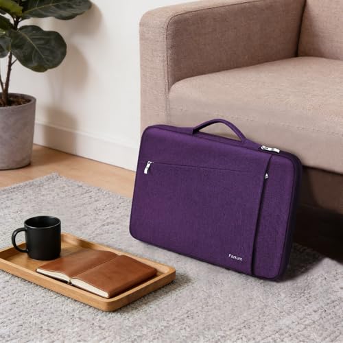 Ferkurn Laptop Case Sleeve for Men Women Chromebook Case Compatible with MacBook Air/Pro Lenovo Surface HP Dell ASUS Acer, 15.6 inch, Purple - color: Purple, size: 15.6 inch
