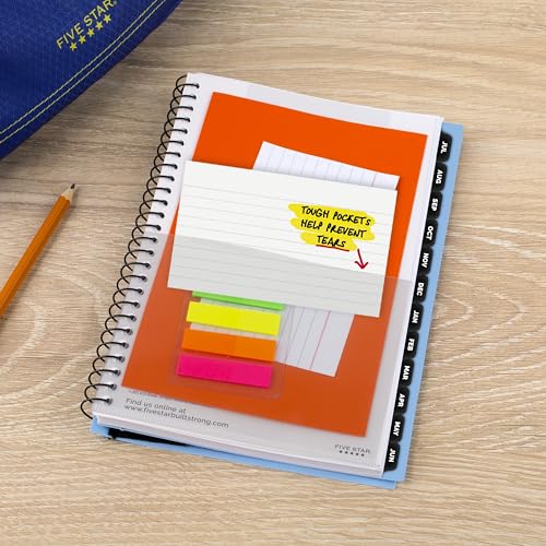 Five Star Planner 2026-2027 Weekly & Monthly Academic 12-Month July-June Advance Student Planner + Study App, 5-1/2" x 8-1/2", Blue (CAW45920) - color: Blue, size: Half Letter (5.5 x 8.5 inches), style: 2026-2027