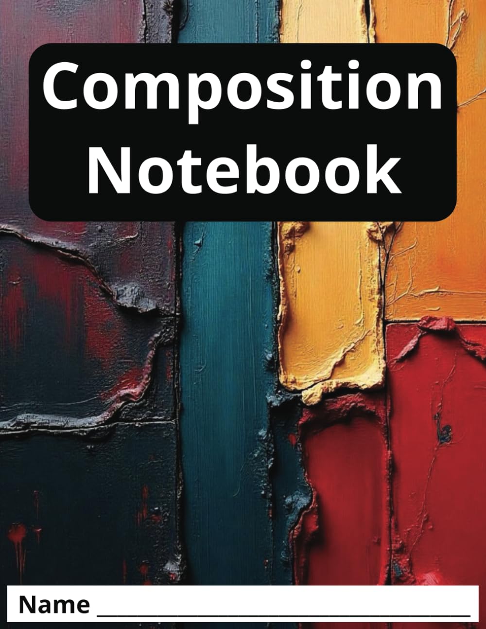 Composition Notebook 8.5 x 11: Large | Artistic | College Ruled