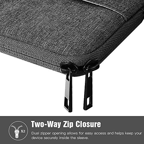 TiMOVO 9-11" Tablet Sleeve Bag, Dark Gray | Fit iPad 11" A16 2025 / 10.9"/10.2" / Air 11" 5/4 Gen / Galaxy Tab A9+/A11Plus 11", Fit Smart Keyboard - color: Aa-Dark Gray, size: 9-11 Inch