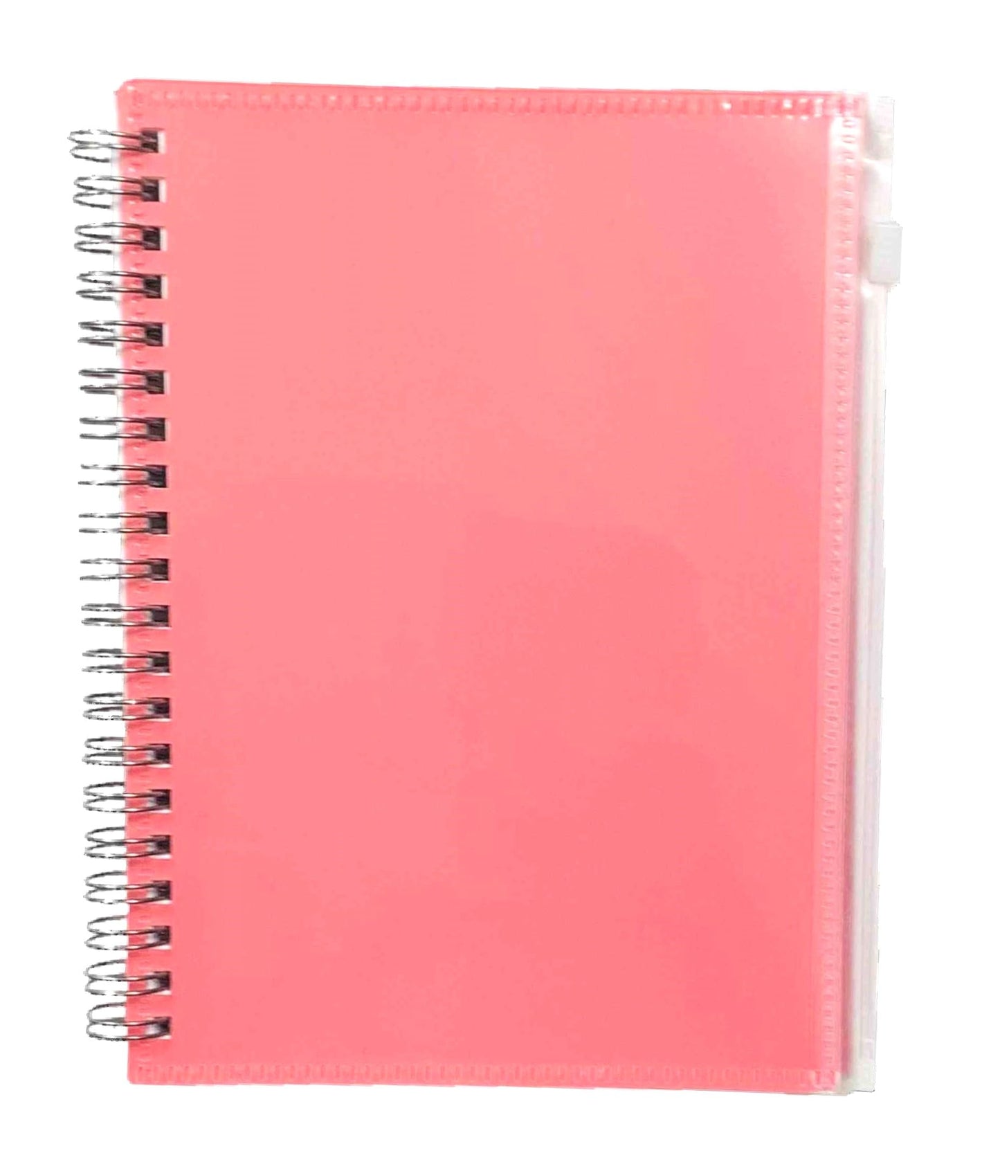 Carolina Pad College Ruled Zip-it Notebook with Zipper Pouch Cover, Melon (5 Inches x 7 Inches; 80 Sheets, 160 Pages)