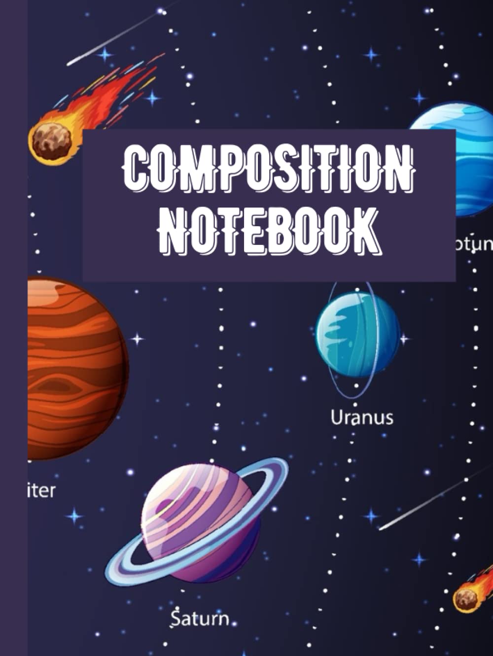 Composition Notebook: For College Students | 8.5"x11" | Wide-Lined and College-Ruled