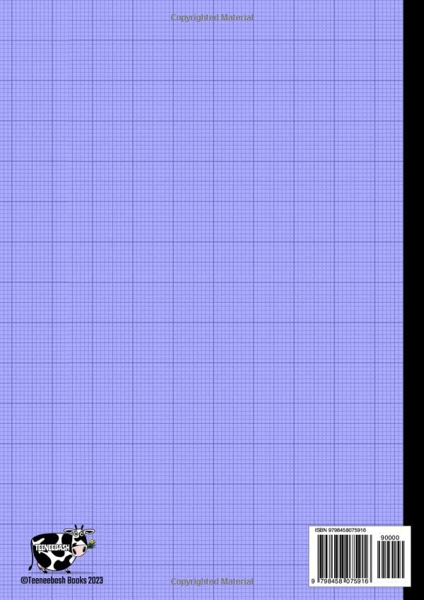 A4 Graph Paper: 100 Pages, 2mm Squares, Metric Quad Ruled Composition Notebook, Grid Paper