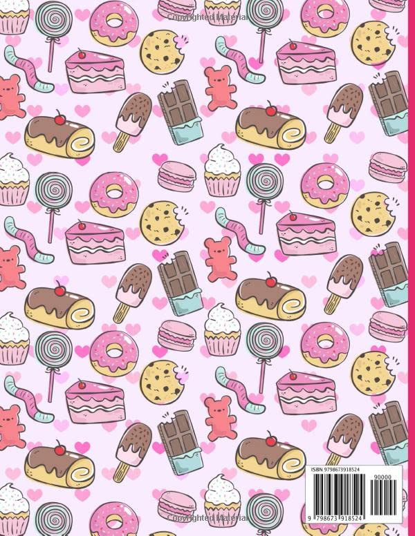 Primary Composition Notebook Grades K-2: Story Journal with Dotted Midline and Picture Drawing Space - Cute Sweets Composition Notebook For Kids - 120 Story Pages (Cute Composition Notebook For Kids)