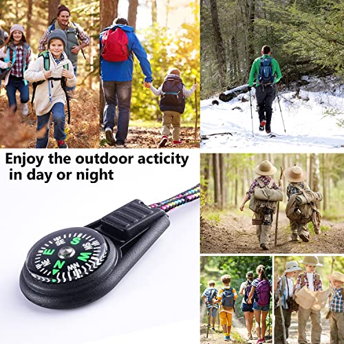 10/25/50/100 Pack Compass for Kids Mini Compasses Bulk Kids Toy Compass for Party Favor/Hiking/Scout Classroom Learning Directions - color: 50PCS Black