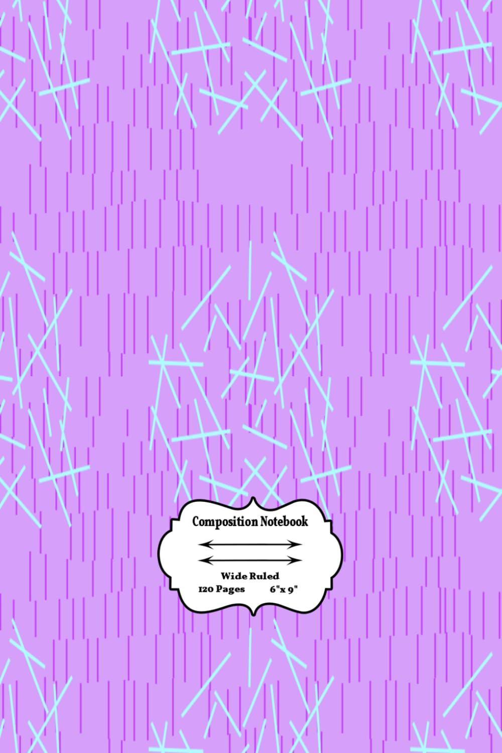Wide Ruled School Subject Composition Notebook 120 Multi Color Line Pattern: Blank Lined Pages elementary school lined notebook Notebook For School College Notebook For High School Students
