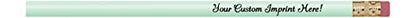 Express Pencils™ Personalized Pencils Round Custom Imprinted with your Name - Text - Logo - Message- 12 pkg - Personalization - Great Gift Ideas (Pastel Green) - color: Pastel Green