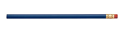 Pencil Guy Blank Round Pencils, Medium Blue | 144 to a box - color: Medium Blue, size: 1 Count (Pack of 144), style: Not Sharpened