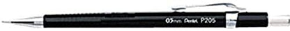 Pentel Sharp Mechanical Pencil 0.5mm, Pack of 5 Black Mechanical Pencils