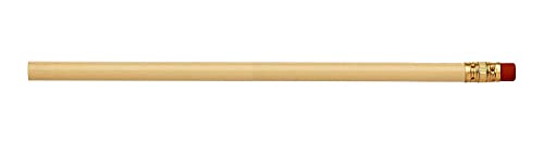 Pencil Guy Blank Round Pencils, Cream, 144 to a box | Not Sharpened - color: Cream, size: 1 Count (Pack of 144), style: Not Sharpened