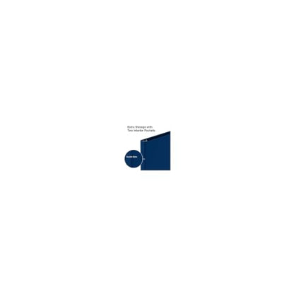 Staples 1/2" 3-Ring Non-View Binder, Navy, 4/Pack - color: 4 Pack, size: 0.5" Inch, style: Navy