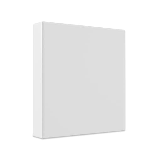 Staples Economy 2‑Inch 3‑Ring View Binder, White, Clear Overlay, Lightweight Round Rings, Budget Organizer for School & Office, 3‑Pack - color: White, size: 3 Pack, style: 2'' Inch