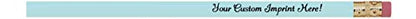 Express Pencils™ Personalized Pencils Round Custom Imprinted with your Name - Text - Logo - Message- 12 pkg - Includes Personalization - Great Gift Idea (Pastel Blue) - color: Pastel Blue