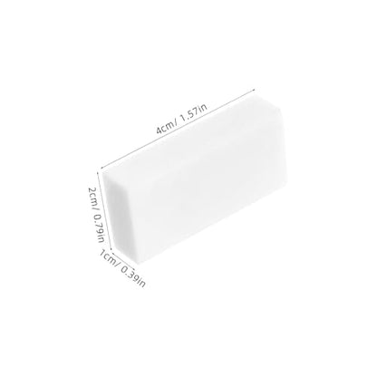 Uonlytech 20pcs White Pencil Erasers for School and Art Drawing, Rectangular PVC Erasers, Students, and Artists, Classroom Supplies for Sketching and Writing