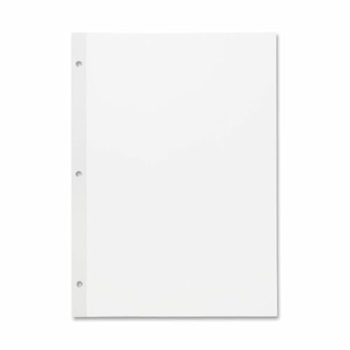 Sparco WB213 Reinforced Filler Paper, Plain, 20 lb, 11-Inch x8-1/2-Inch, White