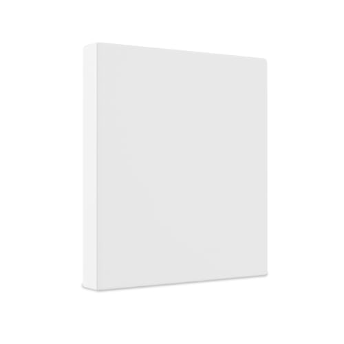 Staples Economy 1 Inch 3-Ring View Binders, White, Holds Up to 175 Sheets, Lightweight School & Office Binders, 24 Pack - color: White, size: 24 Pack, style: 1'' Inch