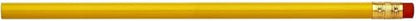 Pencil Guy Blank Round Pencils, School Bus Yellow, 144 to a Box | Not Sharpened - color: School Bus Yellow, size: 1 Count (Pack of 144), style: Not Sharpened