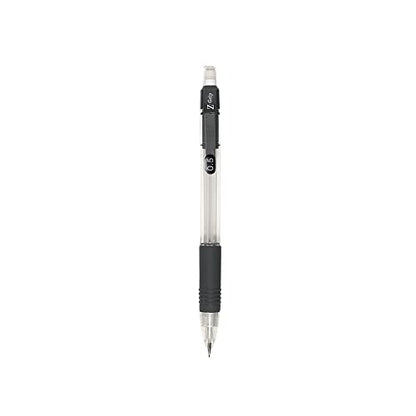 Zebra Pen, Z-Grip Mechanical Pencil, Smooth Writing, Latex-Free Grip, 0.5mm Lead, #2 HB, Pre-Loaded with Lead and Eraser, for School, Office, Everyday Use, Refillable, Clear Barrel, 24-Pack, (15301)
