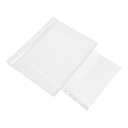 VILLCASE 100pcs Heavy Duty Clear Sheet Protectors Document Sleeves for Binders for Photos Recipes Certificates More Top Loading Design for Easy Access