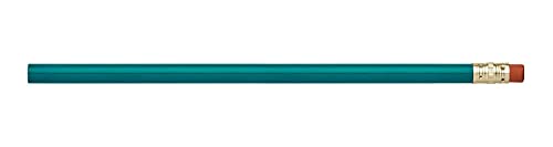 Pencil Guy Blank Round Pencils, Teal, 144 to a box | Not Sharpened - color: Teal, size: 1 Count (Pack of 144), style: Not Sharpened