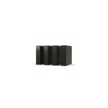 Staples 3" 3-Ring View Binder, Black, 4/Pack - color: Black, size: 4 Pack, style: 3'' Inch